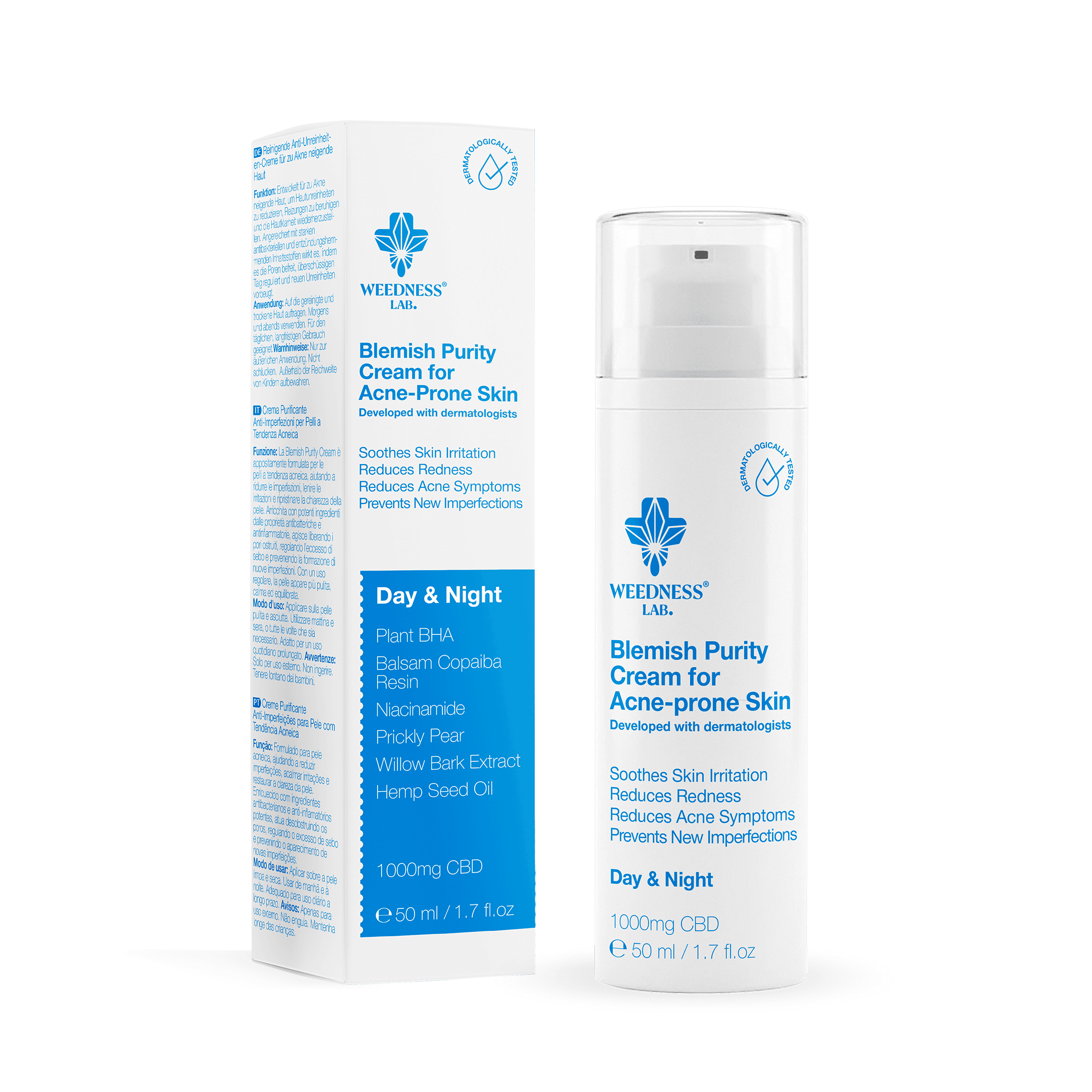 Κρέμα CBD Blemish Purity για επιρρεπές σε ακμή δέρμα