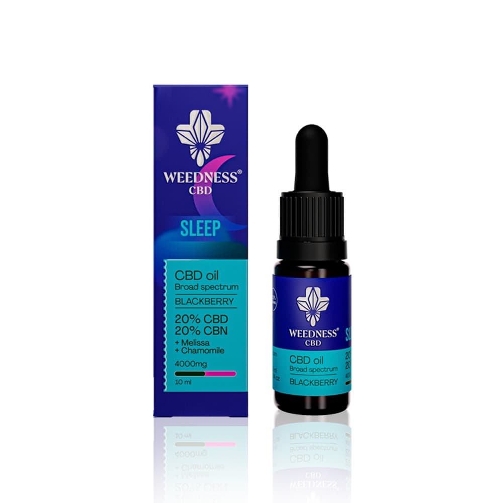 Έλαιο CBD Sleep 20% + CBN 20% | Βατόμουρο 10ml
