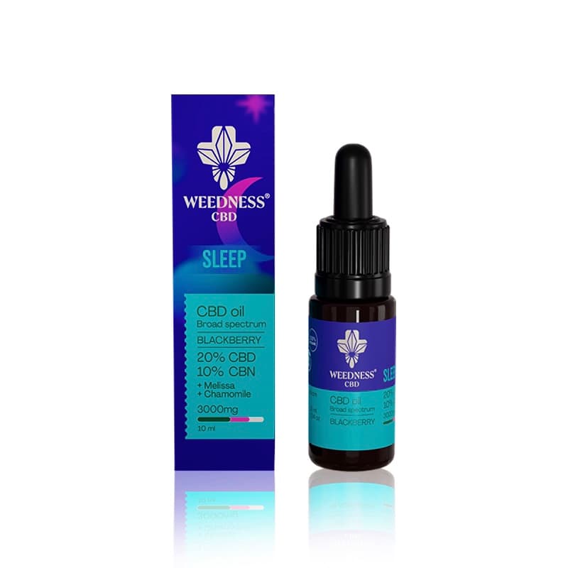 Έλαιο CBD Sleep 20% + CBN 10% | Βατόμουρο 10ml