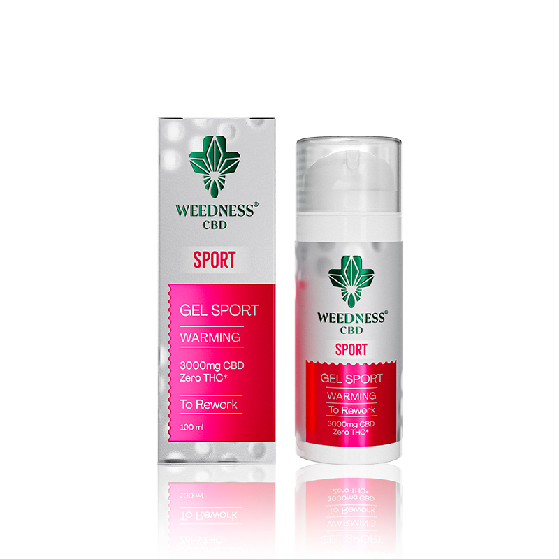 Tζελ Sport για Μύες & Αρθρώσεις (Θερμό Αποτέλεσμα) 3000mg CBD | 0THC