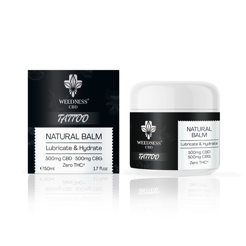 Φυσικό Βάλσαμο Τατουάζ με 500mg CBD και 500mg CBG
